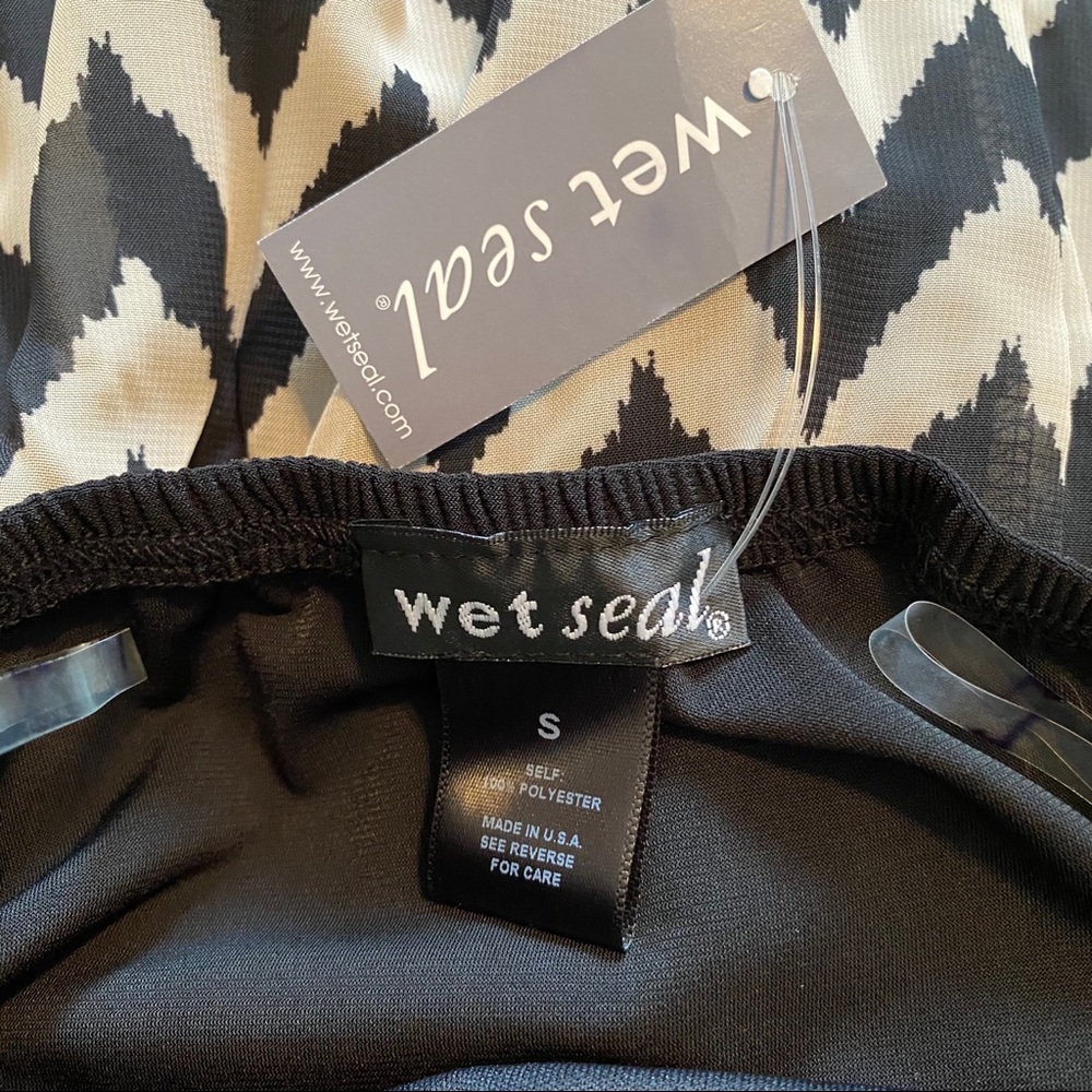 Wet Seal High Low Chevron Strapless Dress - Picture 6 of 6